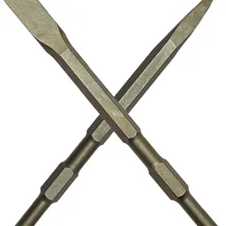 inditrust Point and Flat Demolition Hammer Bit set size 17mm x 280mm and 22mm x 280mm (Pack of 2pc)-picture-19