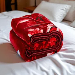 swikon star Floral Double Mink Blanket for Heavy Winter-picture-29