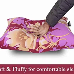 ypoloipo LUXURY Polyester Fibre Solid Sleeping Pillow Pack of 4 image 4