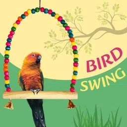 reva tech Tokyodo birds swing 20x10 cm Wooden Stick For Bird image 3