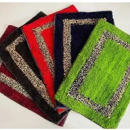 mandm handloom Dual-Tone Shaggy Door Mat Indoor and Outdoor Rug Pad-picture-35