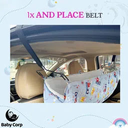 baby corp Portable Car Cradle Kit Travel Straps for Baby Swing (Straps/Belt Only) image 3