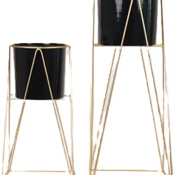 rukmini favours Twin Planters 9x23 Inch | Elegant Indoor & Outdoor Planter Iron Vase-picture-15