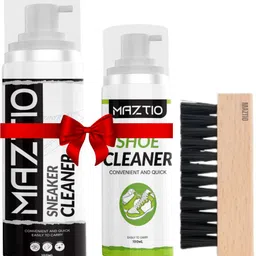 Maztio Sneaker & Shoe Cleaning Kit 150ml + 100ml with Brush | All Material Safe for Cleaner-picture-27