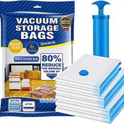 uratech Vacuum Packing Bags Storage Ziplock Space Saver Reusable Travel Bag For Clothes Travel Storage Vacuum Bags-picture-14