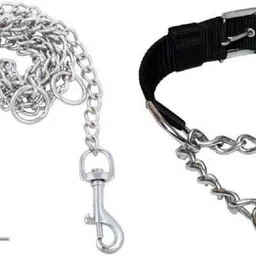 Smart Doggie Dog Collar and Chain Combo of Adjustable Leash for Medium For Dog 152 cm Dog Chain Leash-picture-16