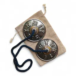 sutram BRASS BRONZE MANJIRA HAND CYMBALS MANJEERA Finger Cymbal-picture-15