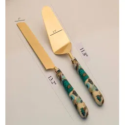 august collectives Blue stainless steel (Set of 2) Knive set image 3