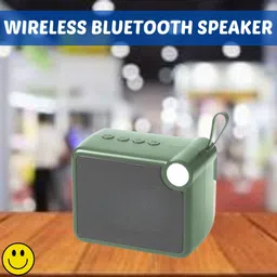 FRONY M406 (PORTABLE WIRELESS SPEAKER) Crystal Clear Sound With Long Life BatteryC420 5 W Bluetooth Laptop/Desktop Speaker-picture-46