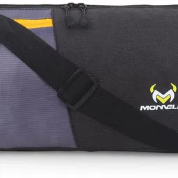 monvelli 20 L Gym Duffel Bag - GYM DUFFLE BAG FOR INDOOR OUTDOOR SPORTS - Black, Black, Grey image 3