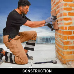 mallcom P35NBA Grey Polyester 15 Gauge Smooth Finish Seamless Liner Coated with Black Safety Gloves (Pack of 12) Polyester Safety Gloves image 4