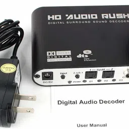 Earthcom TV-out Cable 5.1 Analog RCA Stereo Surround HD Audio Rush image 2