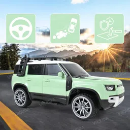 vikrida Remote Control Defender Car 4WD High-Speed Off-Road RC Car with LED Lights-picture-47