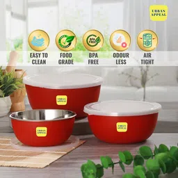 urban appeal Stainless Steel Serving Bowl image 2