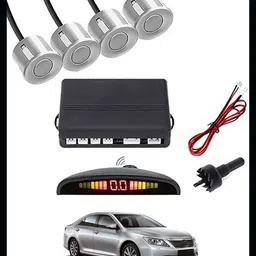 peeps store Car Premium 4 Silver Reverse Parking Sensor-AP25A688 Car Premium 4 Silver Reverse Parking Sensor-AP25A688 Parking Sensor-picture-22