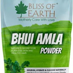 bliss of earth Bhui Amla Powder 100g Natural & Pure Skin Care, Hair Mask, Shampoo, Scrubs-picture-31