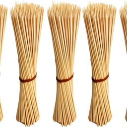 jamboree kebab stick, roast stick, Bamboo Skewers Chocolate Fountain Wooden Fruits BARBECUE Kebab Stick Party Buffet Food Disposable Wooden Roast Fork Set (Pack of 700) Disposable Bamboo Roast Fork-picture-4