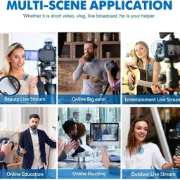 bass bling k8 Mic 20m Range, Plug-and-Play for YouTube Vlogging Microphone image 4