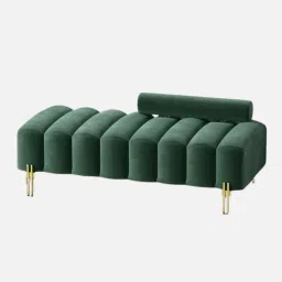 home vibes Pulse 2 Seater Bench in Green Colour image 3