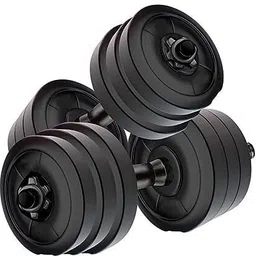 ranrox 10KG Dumbbell with PVC Plates – Home Exercise Equipment Black Bar & Plate Combo-picture-48