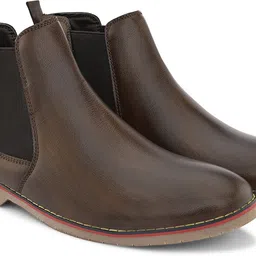 roadster Men Solid Colour High Ankle Length Slip-On Boots Boots For Men image 5