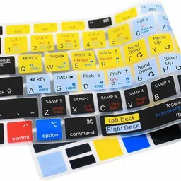 Saco Hot Key Function Shortcut Silicone Keyboard Cover Skin Serato Scratch Live Laptop Keyboard Skin image 3