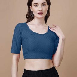 pt priyanka textiles Round Neck Women Blouse-picture-10