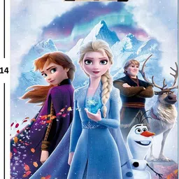 creative print solution Frozen2 Princess Reprint Clip Board Exam Pad (14x9.5 Inches) image 4