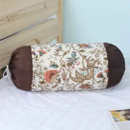 Multicolor Cotton Floral 16x34 inches Bolster Covers-image-20