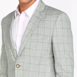 park avenue Men 2 PC Suit Checkered Suit image 5