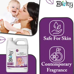 diolty Baby Clothing Detergent, Multi-Fragrance Baby Liquid Laundry Detergent Lavender Liquid Detergent image 5