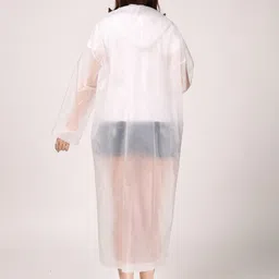 firmed string Solid Women Raincoat image 2