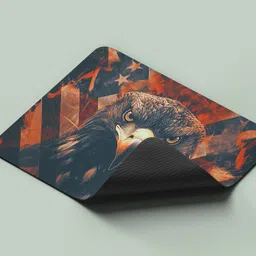 ARTOLIC Angry Eagle Mouse Pad for Office & Gaming, Non-Slip Rubber Base, Size 9x7.5 Inch Non Slip Base Mousepad image 4
