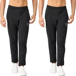 pepe jeans Men Solid Black Track Pants-picture-36