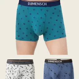 damensch Pack of 3 Deo-Cotton Deodorizing Anti-Bacterial Printed Men Trunk-picture-22