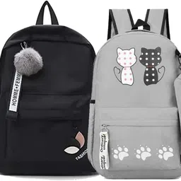 kausbabi Small 15 L Backpack Combo Laptop Backpack FOR GIRLS | COLLEGE BAG | TUITION BAG-picture-24