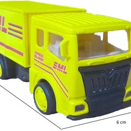 saksham traders Pullback SML courier Truck toy for kids, birthday gift and show piece. image 3
