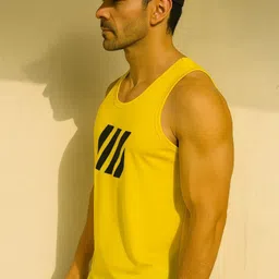 harshtrendz Pack of 3 Men’s Polyester Gym Vest Combo – Pack of 3 Printed Sando Men Vest image 3