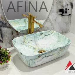 Premium Ceramic BASIN Which Gives Look To your Home Table Top Wash Basin LC1026 Ceramic Tabletop Washbasin/Countertop Wash Basin/Basin for Bathroom Table Top Basin-image-89