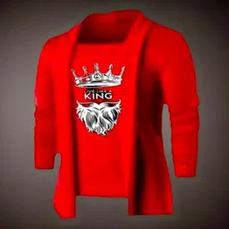 rds fashion Men Full Sleeve Red Shrug-picture-10