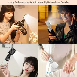 NOBILIGHT Selfie Ring Light Rechargeable Portable Ring Flash image 2