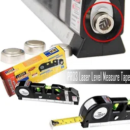 joy gesture 3 Mode Laser with Bubbles Vertical Horizontal Multifunction Leveler Tool alignment device laser level tool with tape Non-magnetic Line Level image 2