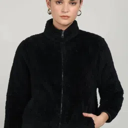 Women Self Design Casual Jacket-image-55