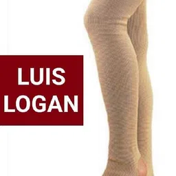 luis logan Varicose vein Stocking Circulation Compression Socks (Beige,M) Knee Support image 2
