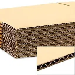 malani stores Corrugated Craft Paper Packaging Box image 2