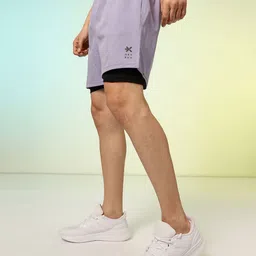 hrx by hrithik roshan Solid Men Purple Sports Shorts-picture-22