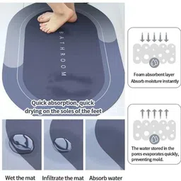 snapmat Rubber Bathroom Mat image 2