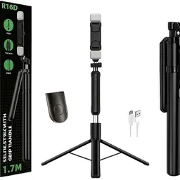 Nextronomy R16D Advanced Dual LED Selfie Stick with Remote and Adjustable Tripod Legs Tripod-picture-28