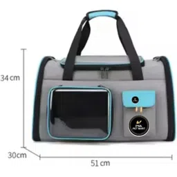 psk pet mart Airline Approved Medium Carrier Bag Soft Sided, Travel Puppy Carrier Multicolor Airline Pet Carrier image 2