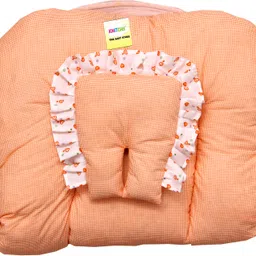 kwitchy Cotton Infants New Born Baby Care Essential Bedding Set Combo Mosquito Net image 4